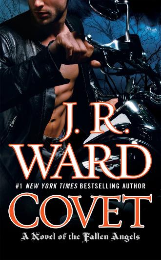 Covet by J.R. Ward, book cover, Fallen Angels book 1, urban fantasy, paranormal romance, romantasy