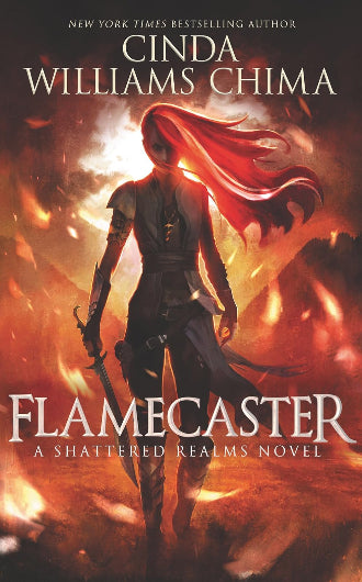 Flamecaster - Shattered Realms series, book 1, book cover, Cinda Williams Chima