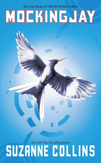 Mockingjay by Suzanne Collins book 3 of the Hunger Games trilogy, ISBN: 9780439023511