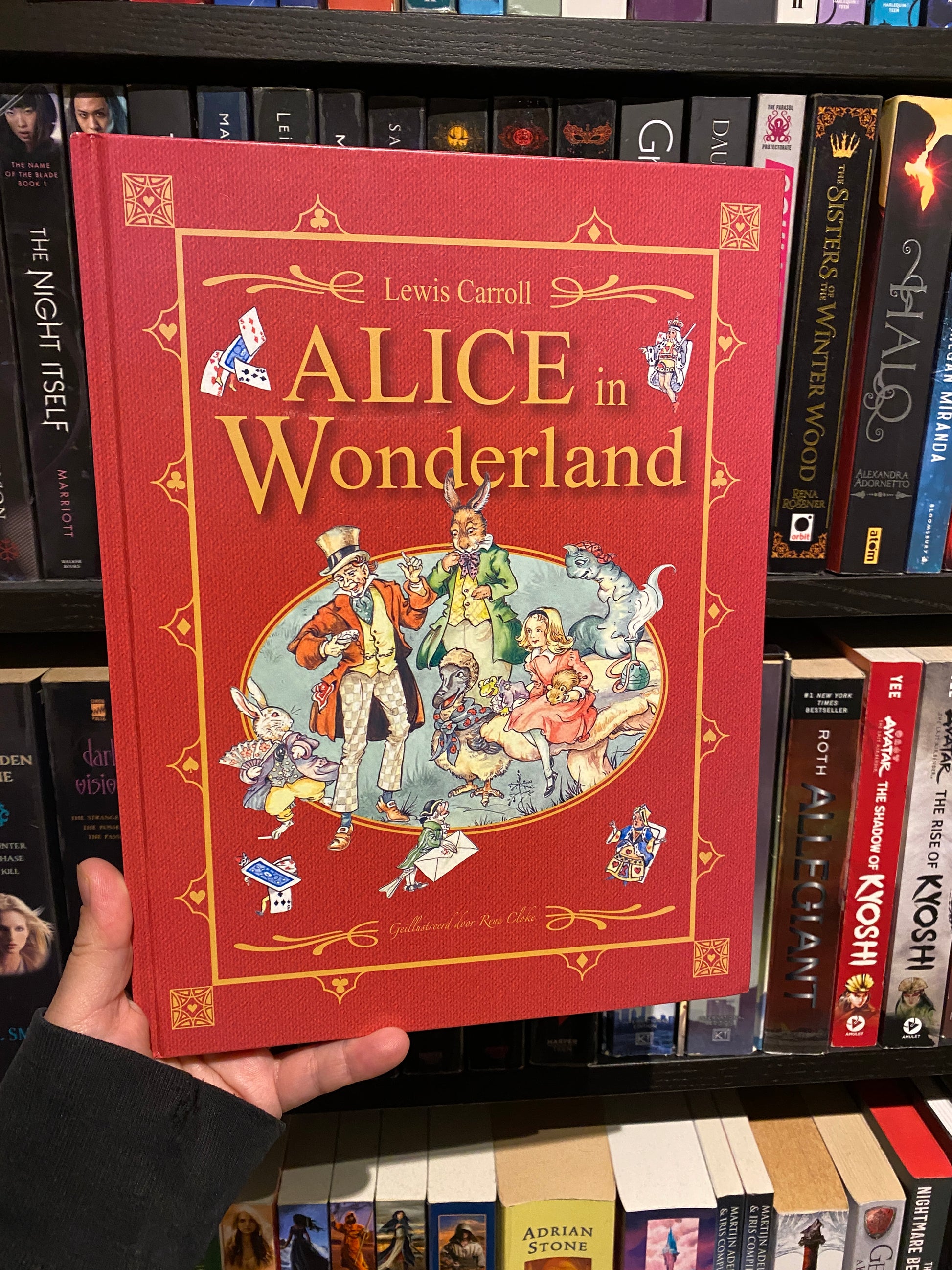 Alice In Wonderland van Lewis Carroll, ISBN:  9789079758128, sfeerbeeld