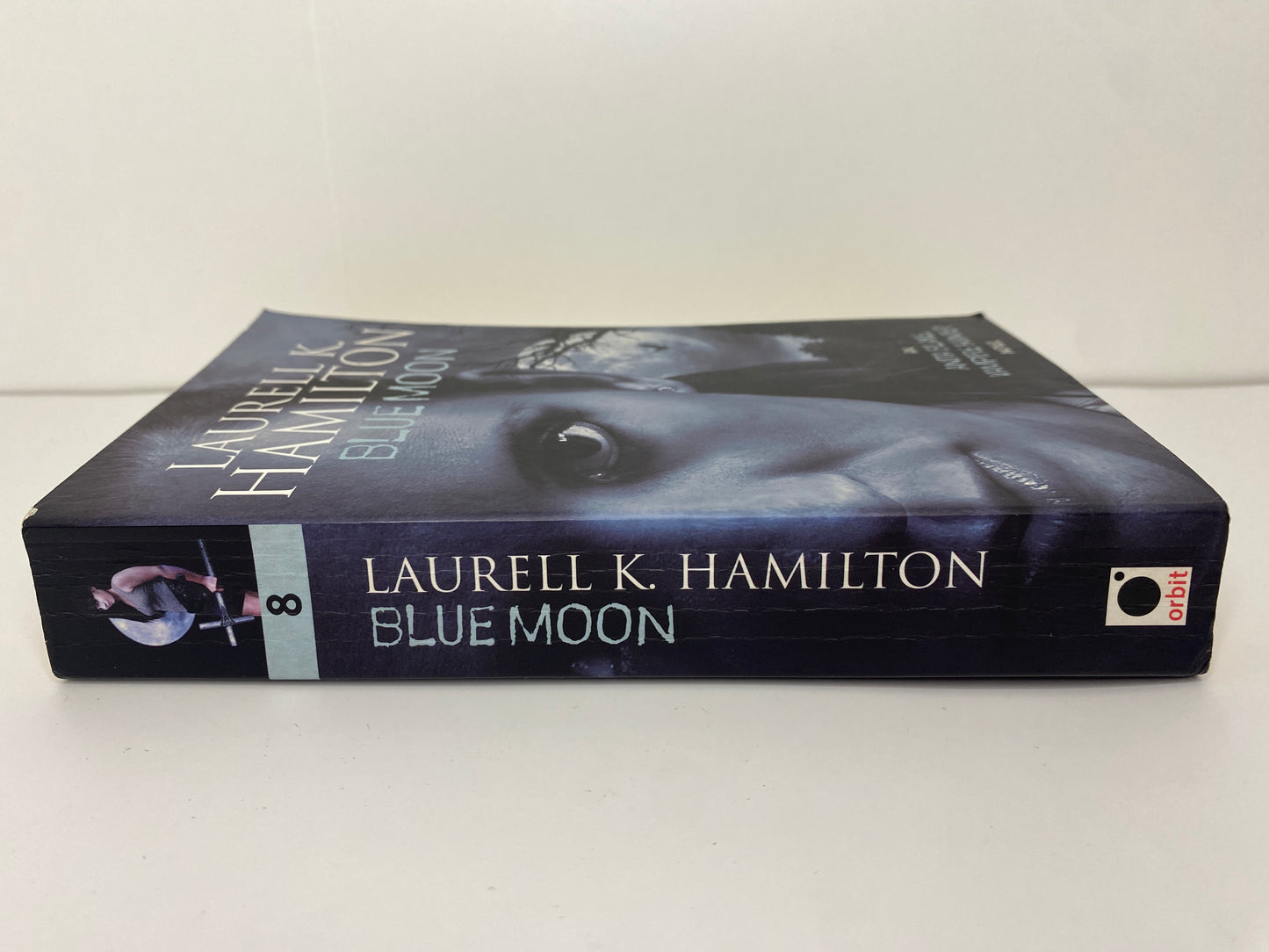 Blue Moon by Laurell K. Hamilton, book 8 in the Anita Blake Vamire Hunter series ISBN: 9781841490533, rug