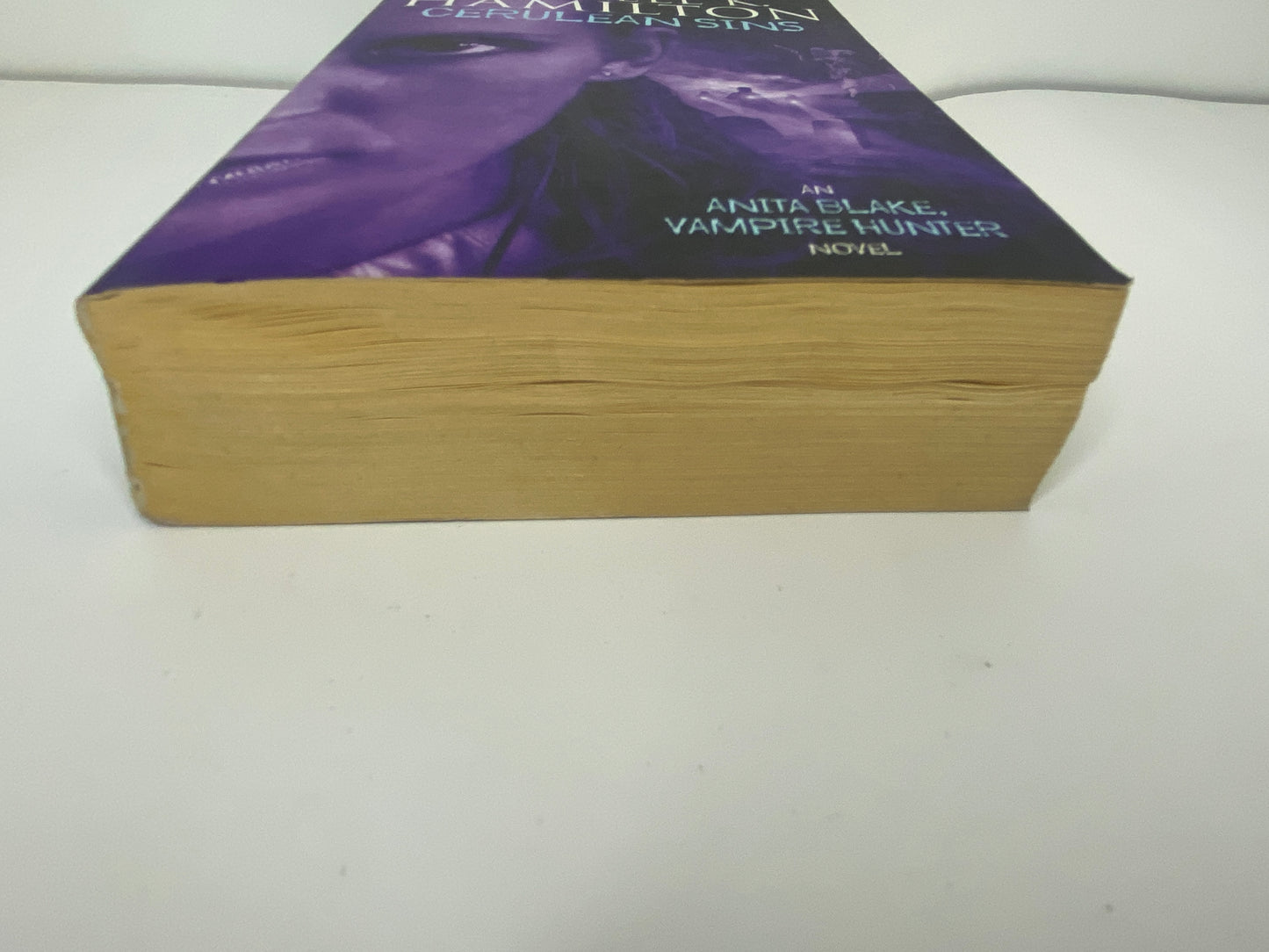 Cerulean Sins by Laurell K. Hamilton, book 11 in the Anita Blake, Vampire Hunter series, ISBN: 9781841492018, onderkant