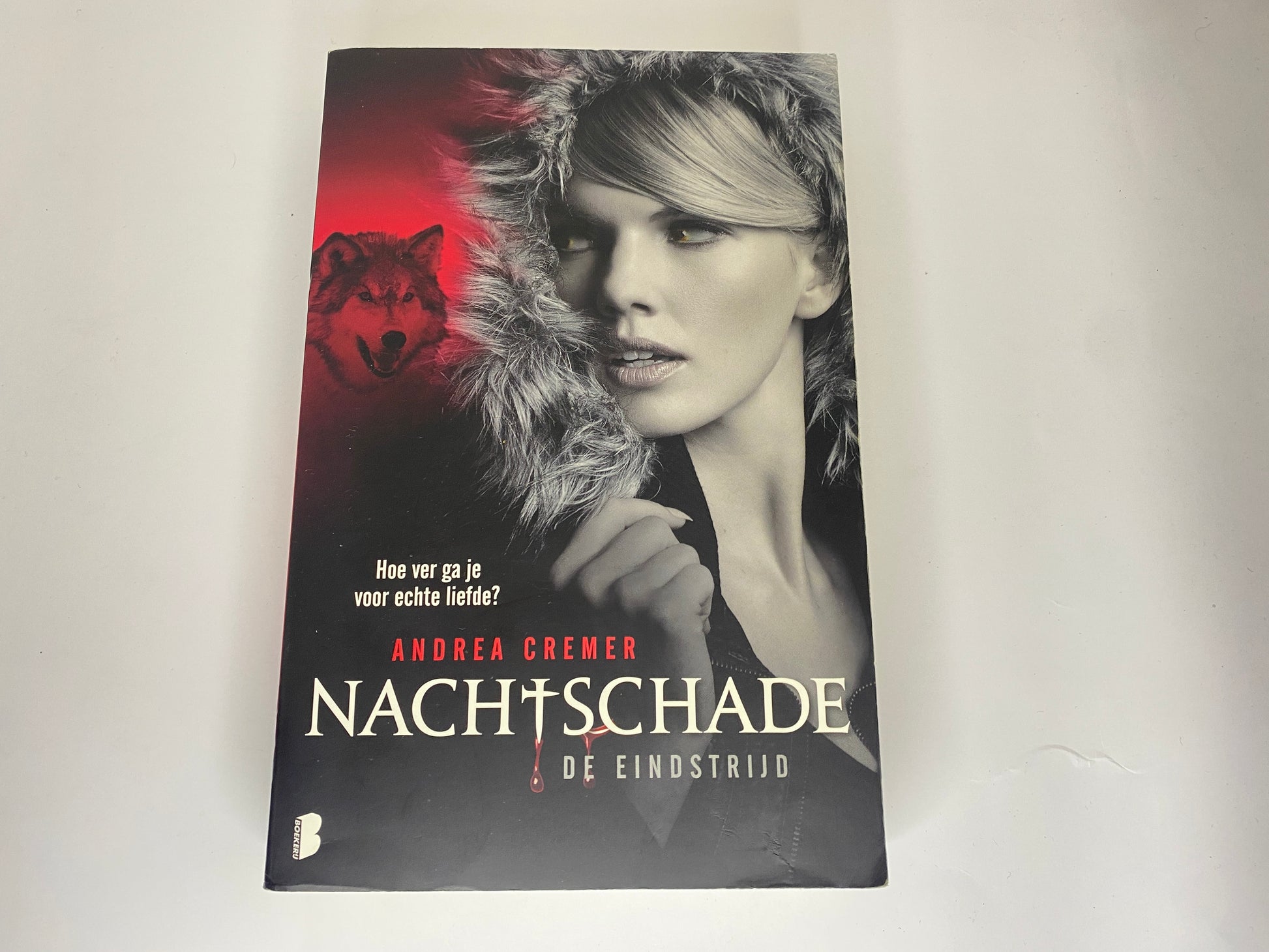 De Eindstrijd, boek 3 in de Nachtschade serie van Andrea Cremer, ISBN: 9789022560273, voorkant