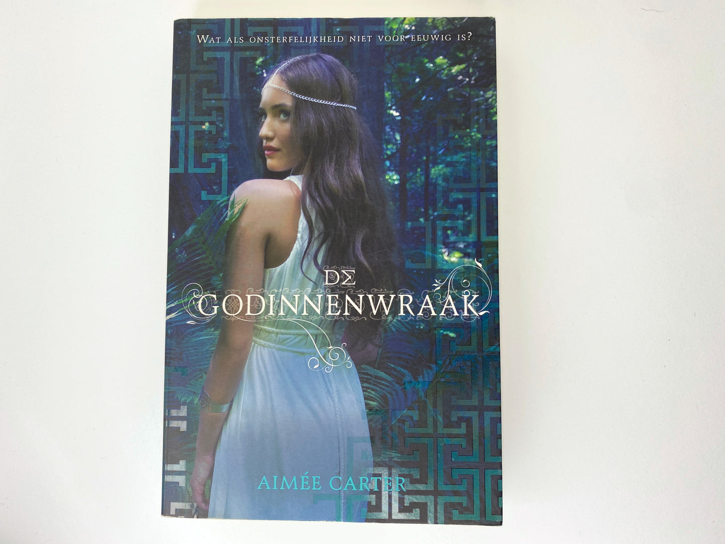 De Godinnenwraak, boek 2 in De Godinnentest trilogie van Aimée Carter, ISBN: 9789034755902, voorkant