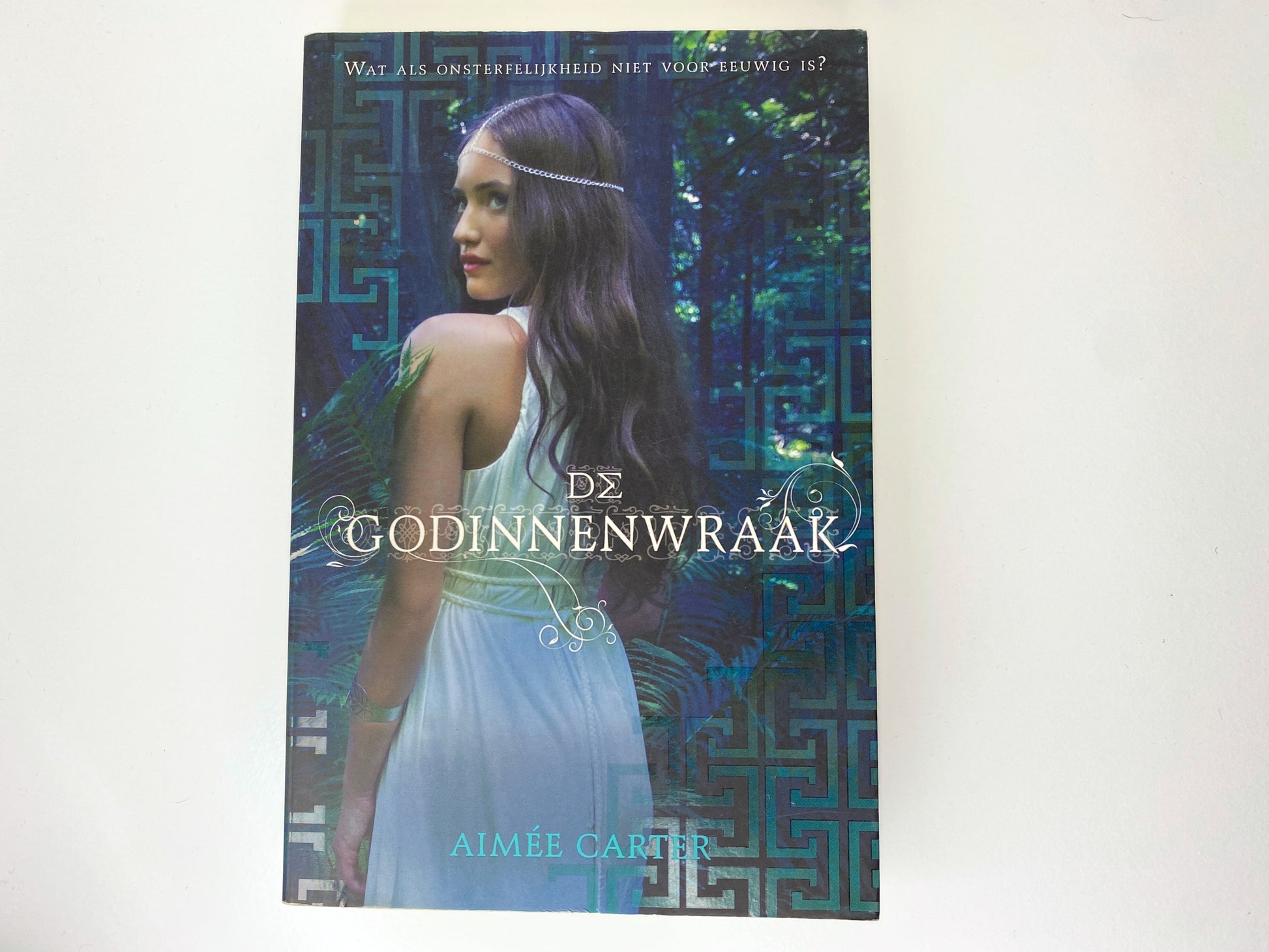 De Godinnenwraak, boek 2 in De Godinnentest trilogie van Aimée Carter, ISBN: 9789034755902, voorkant