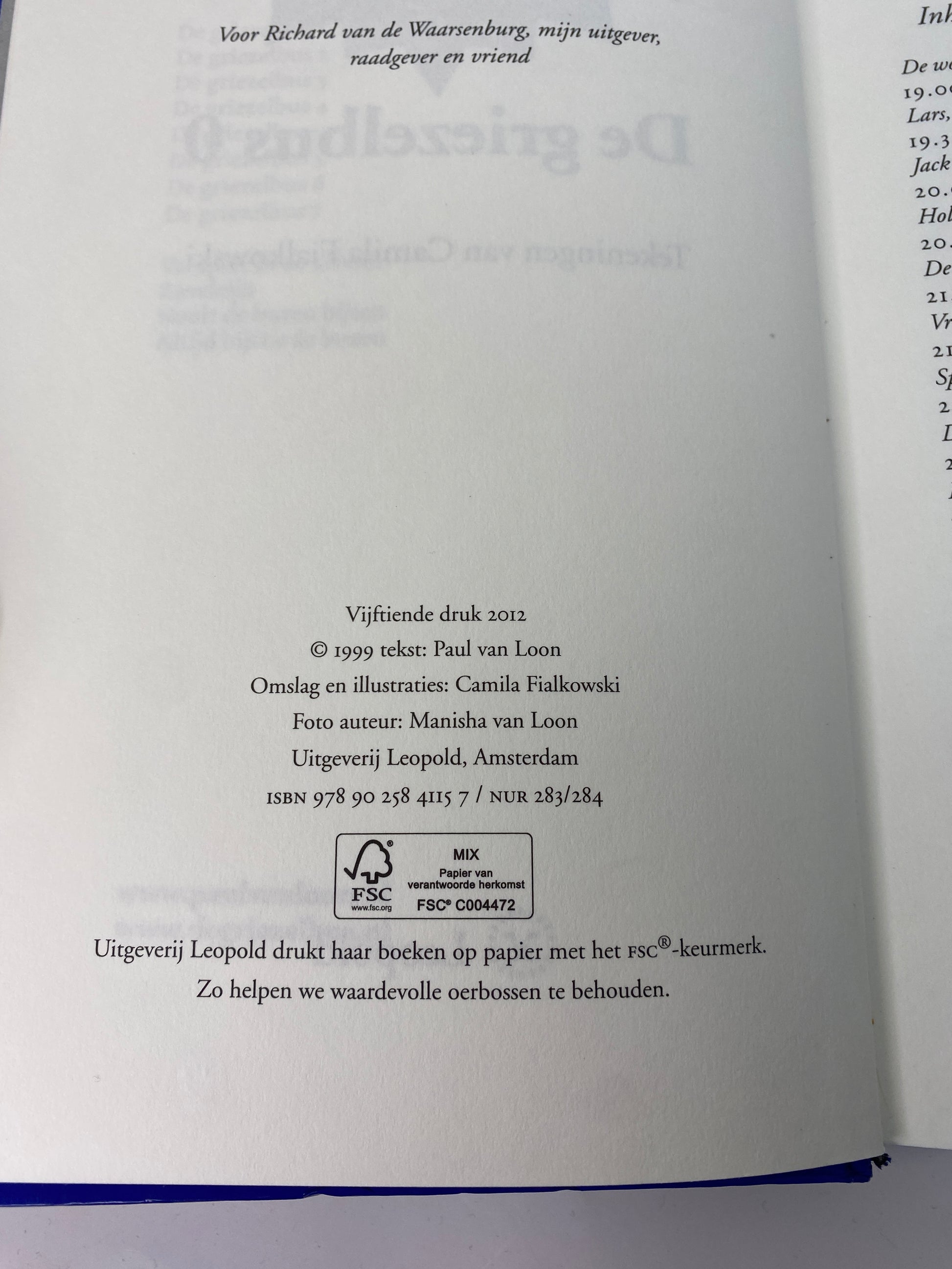 De Griezelbus 0 van Paul van Loon, ISBN: 9789025841157, infopagina