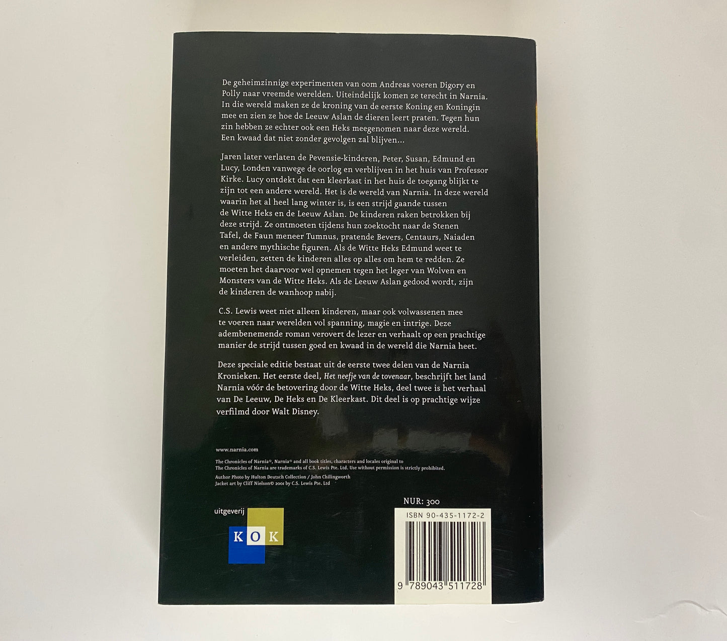 De Leeuw, De Heks, en de Kleerkast van C.S. Lewis, ISBN: 9789043511728 achterkant