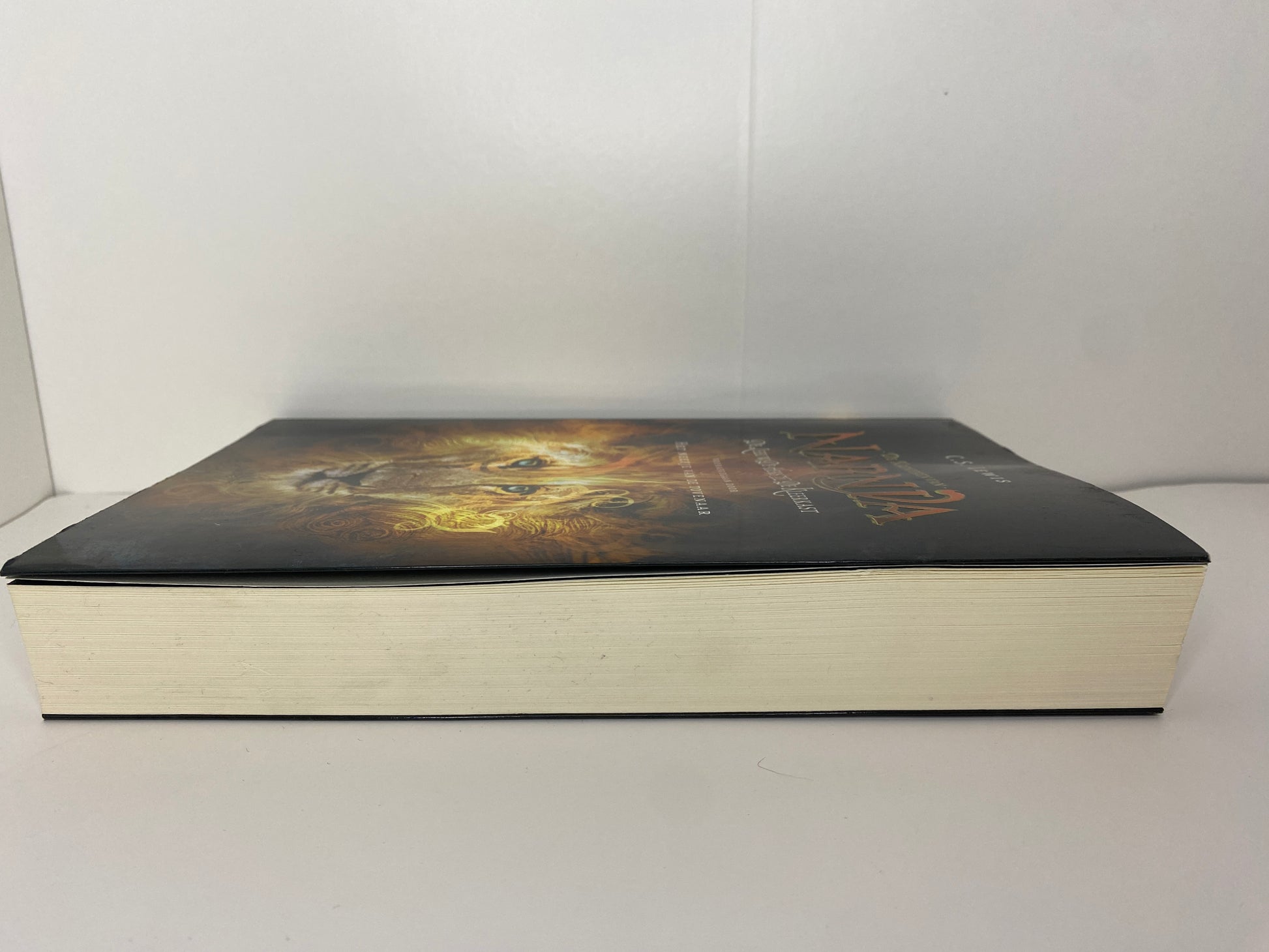 De Leeuw, De Heks, en de Kleerkast van C.S. Lewis, ISBN: 9789043511728 zijkant, snede