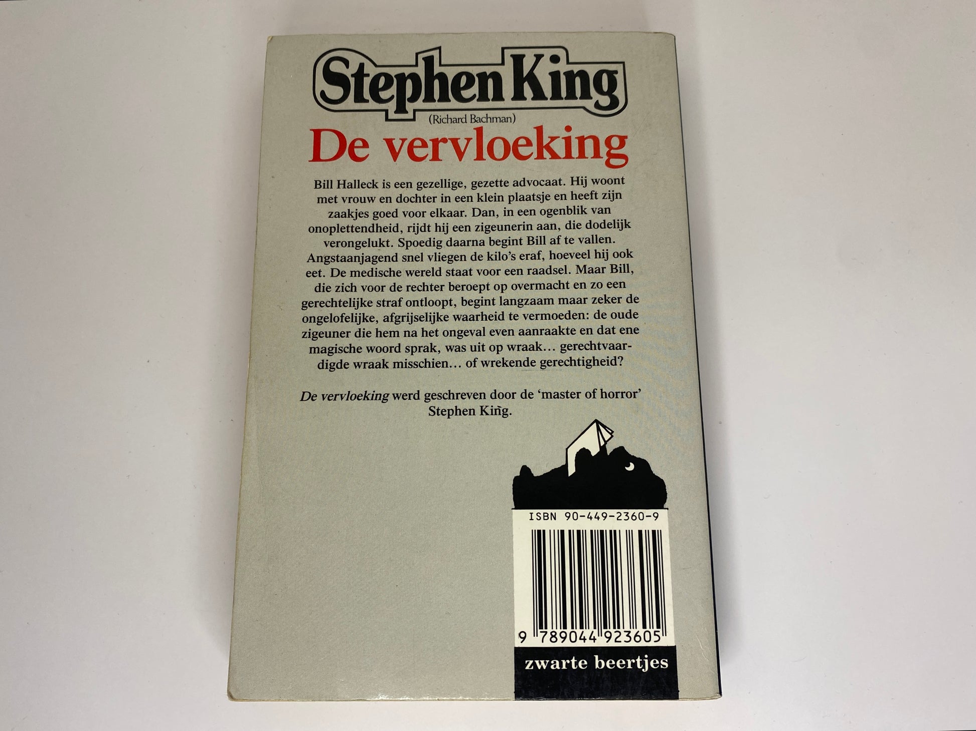 De Vervloeking van Stephen King, ISBN: 9789044923605, achterkant