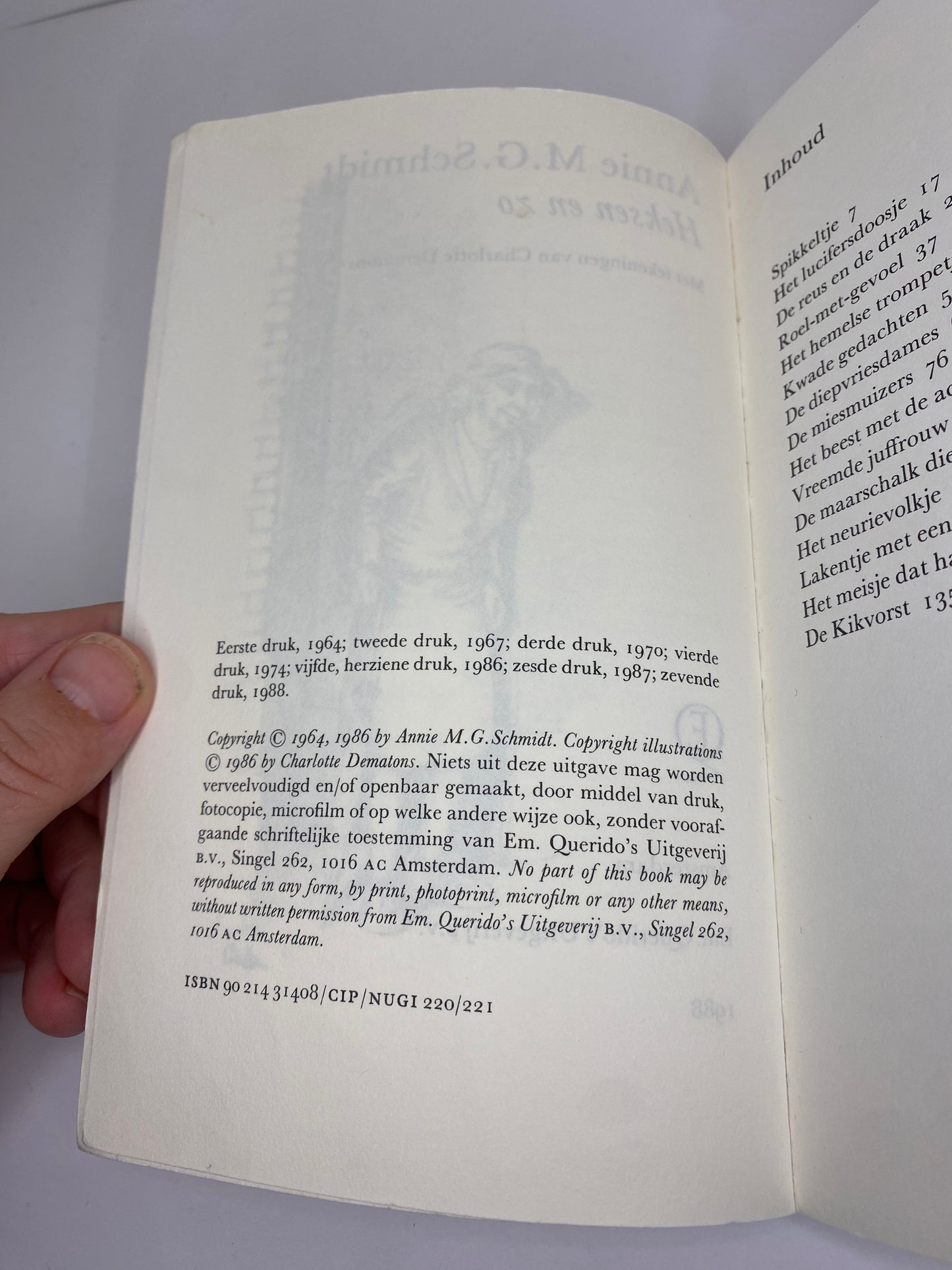 Heksen en zo  van Annie M.G. Schmidt, ISBN: 9021431408, infopagina