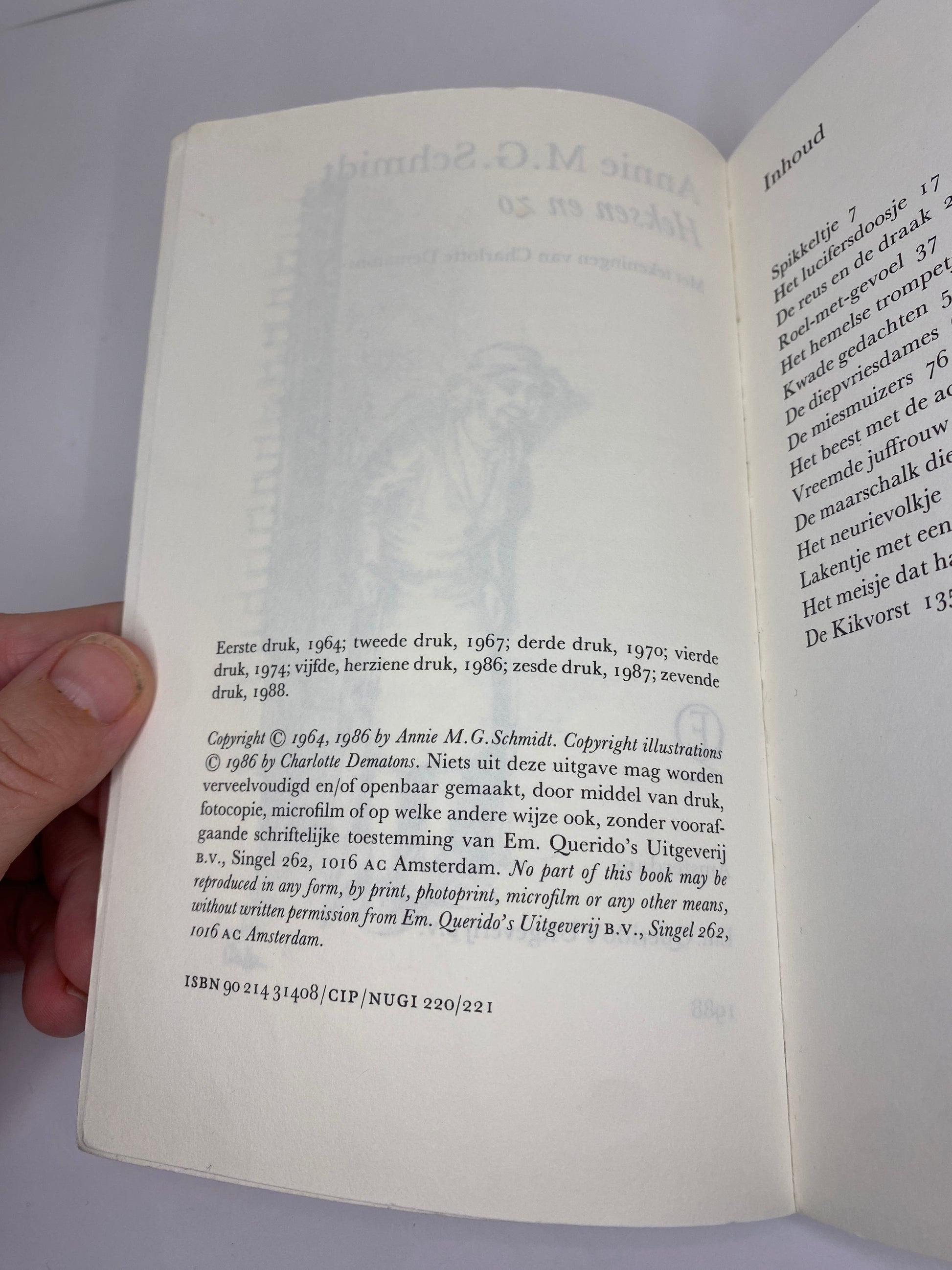 Heksen en zo  van Annie M.G. Schmidt, ISBN: 9021431408, infopagina