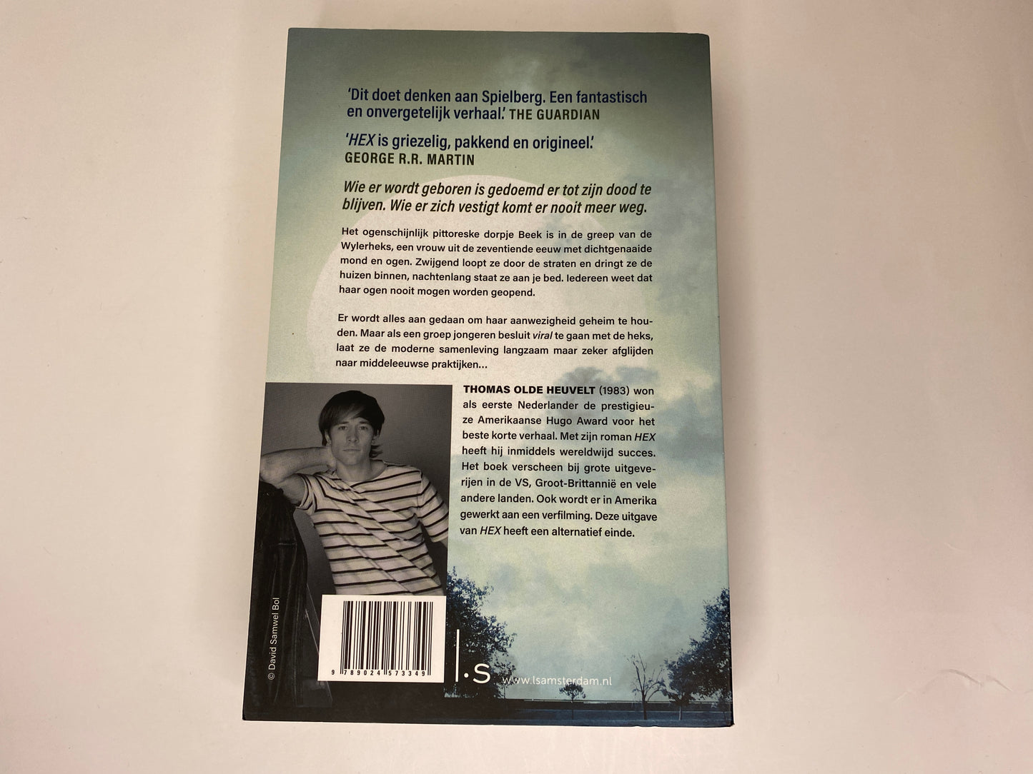 Hex van Thomas Olde Heuvelt, ISBN: 9789024573349, achterkant
