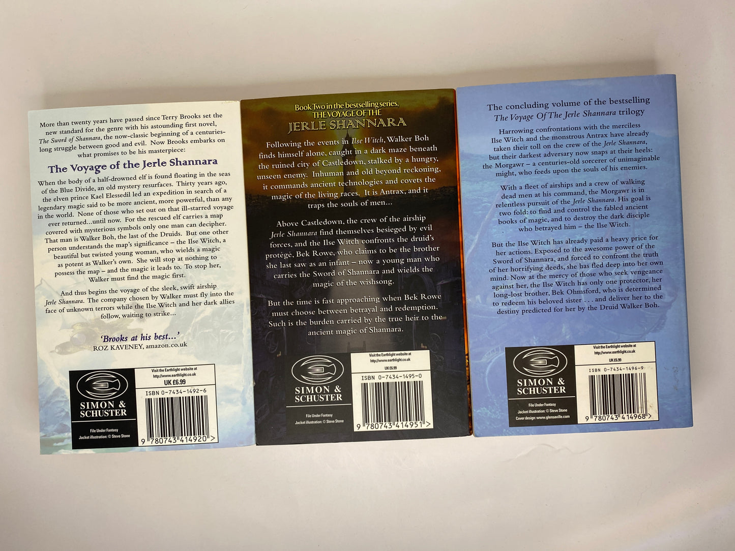The Voyage Of The Jerle Shannara Trilogy bundel - paperback - Engels