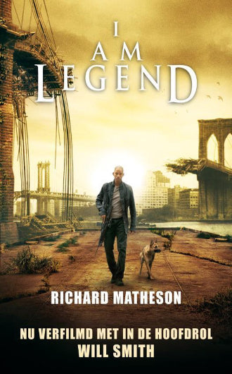 I Am Legend, Richard Matheson, post apocalyptisch, zombies boek cover