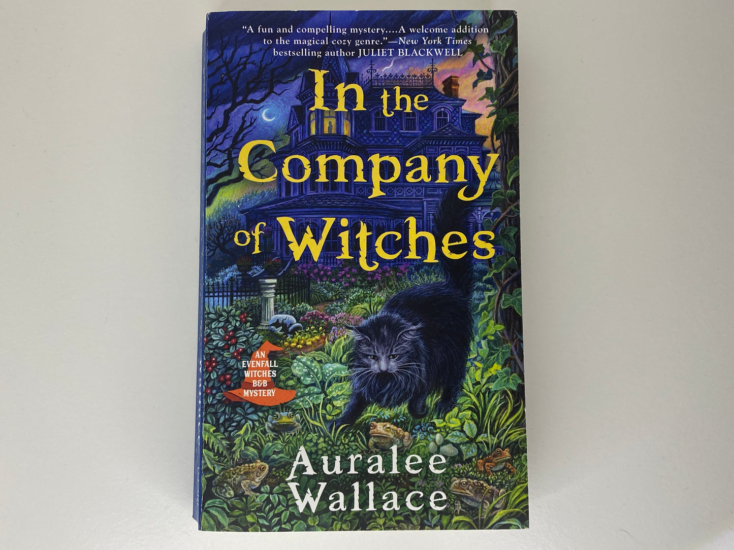 In the Company of Witches by Auralee Wallace, book 1 in the Evenfall Witches B&B series, ISBN: 9780593335833 front