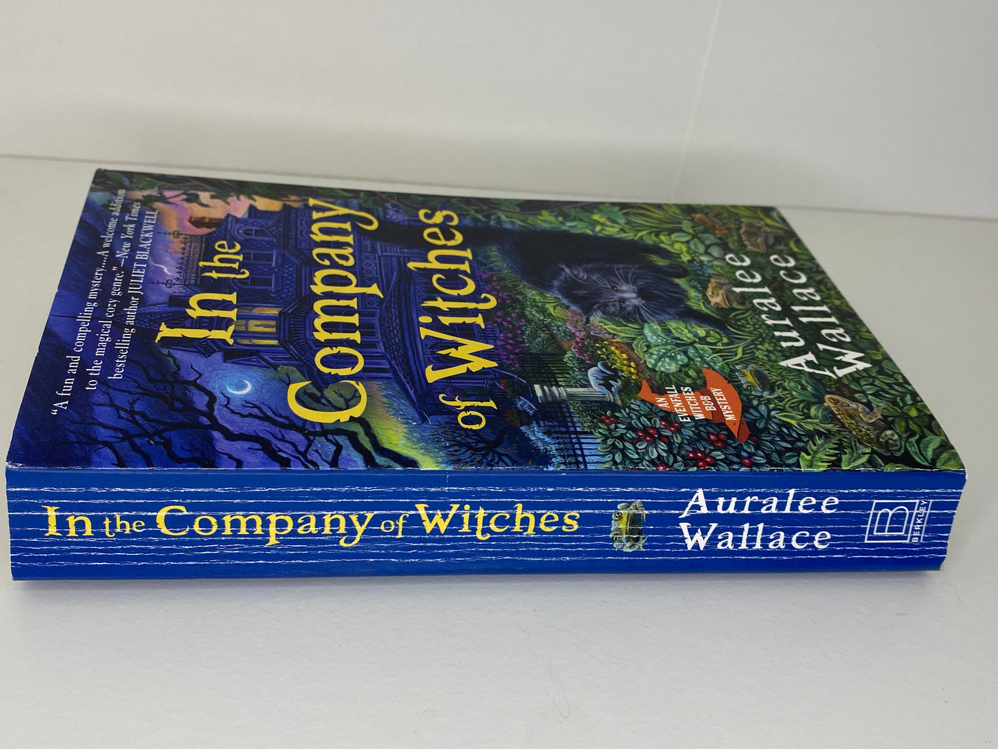 In the Company of Witches by Auralee Wallace, book 1 in the Evenfall Witches B&B series, ISBN: 9780593335833 spine