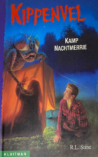 Kamp Nachtmerrie van R.L. Stine, boek 9 in de Kippenvel serie, ISBN: 9789020623284