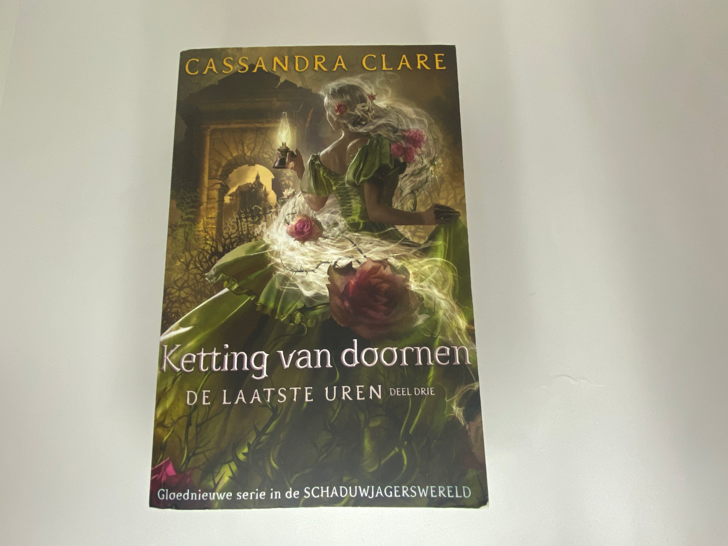 Ketting van Doornen, boek 3 in De Laatste Uren van Cassandra Clare, ISBN 9789021041384, voorkant