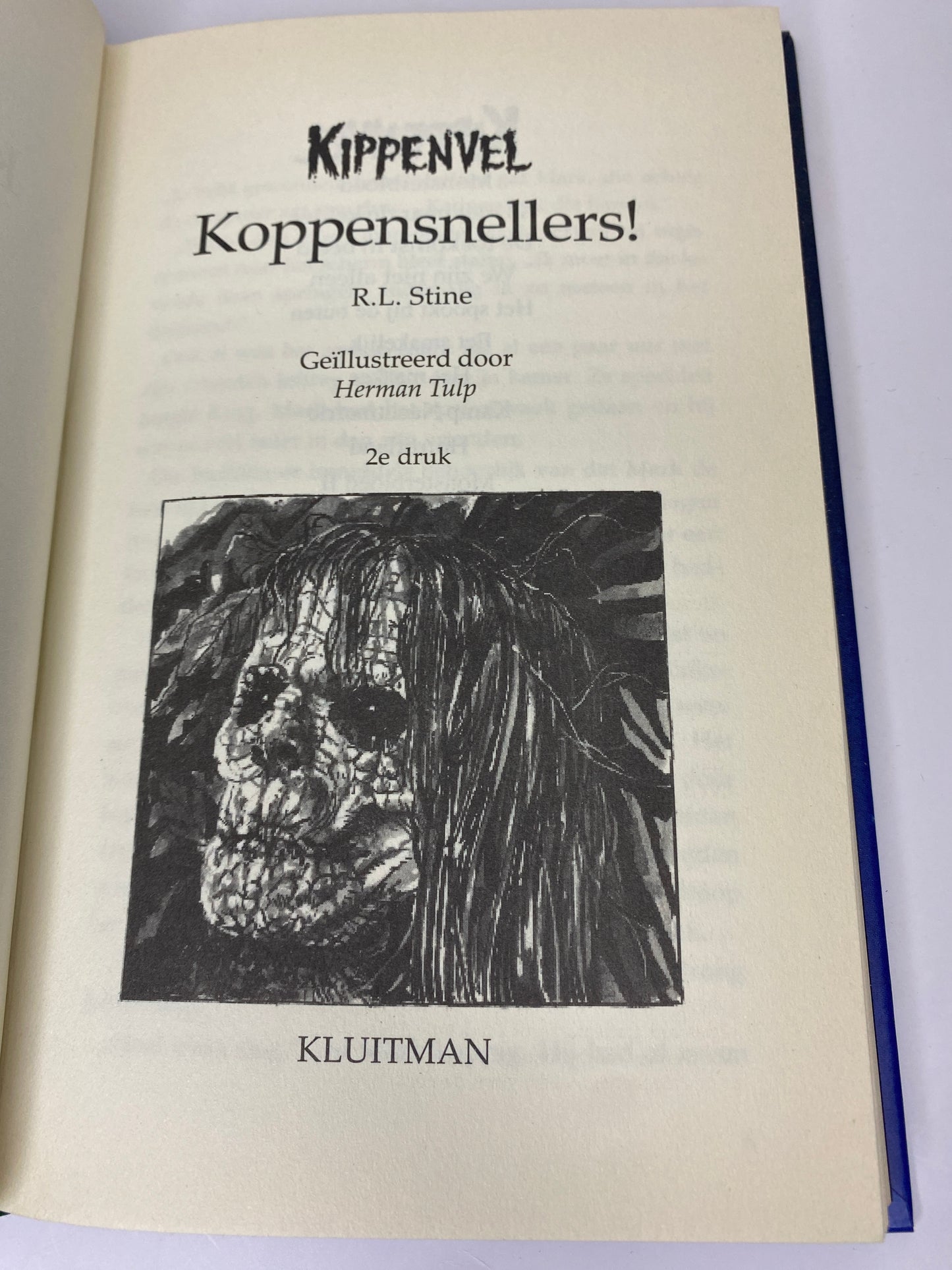 Koppensnellers! van R.L. Stine, boek 22 in de Kippenvel, ISBN: 9789020623345, infopagina 1