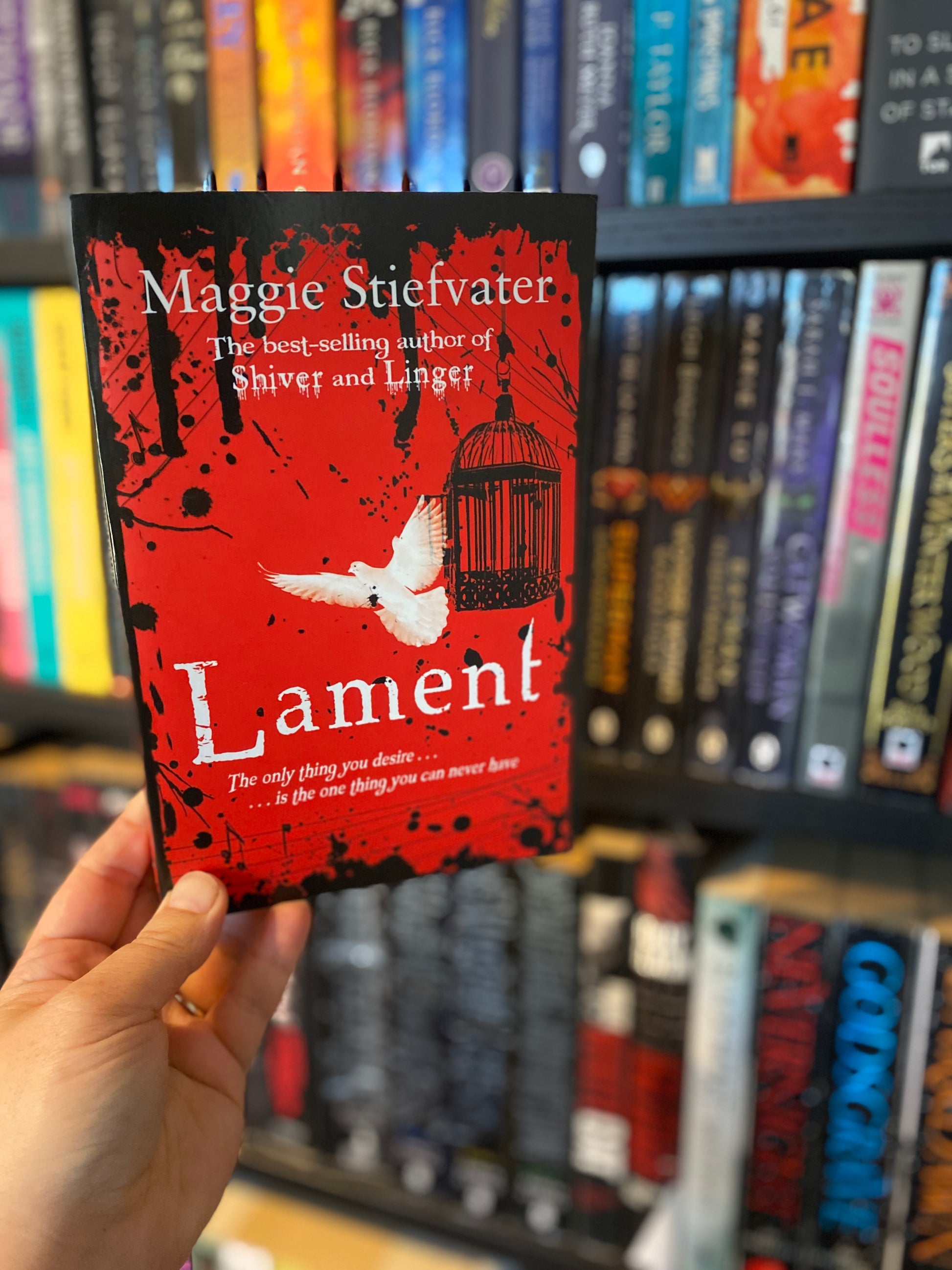 Lament by Maggie Stiefvater, book o1 in the Books of Faerie trilogy