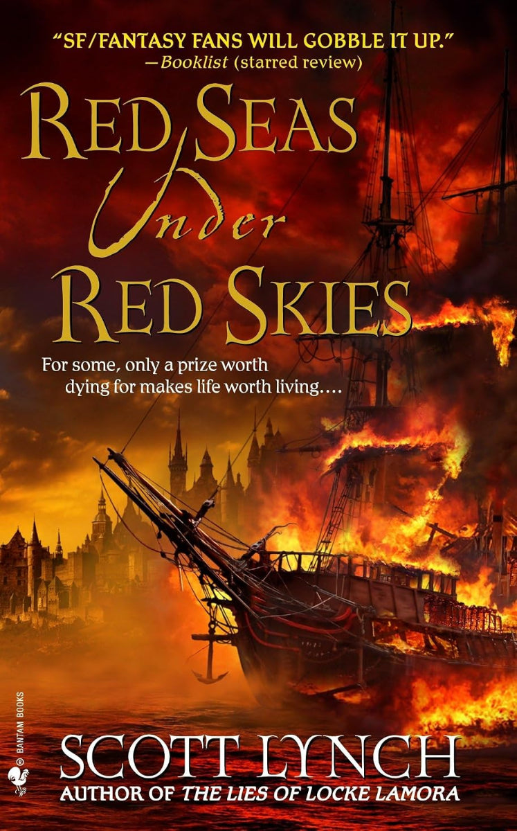 Red Seas Under Red Skies by Scott Lynch book 2 in the Gentleman Bastard series, ISBN: 9780553588958