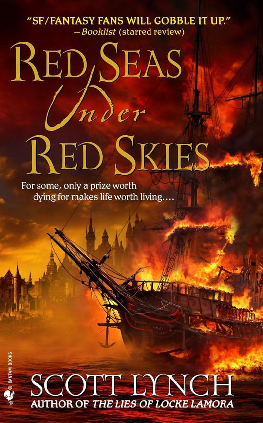 Red Seas Under Red Skies by Scott Lynch book 2 in the Gentleman Bastard series, ISBN: 9780553588958