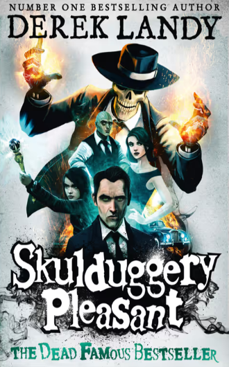 Skulduggery Pleasant by Derek Landy book 1 in the Skulduggery Pleasant series