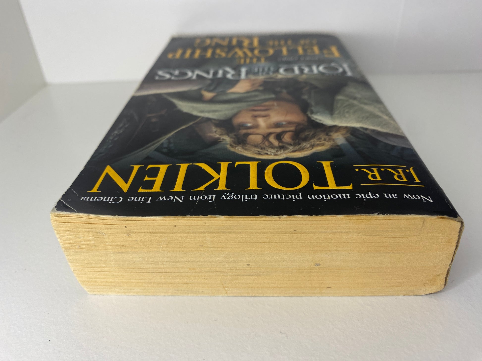 The Fellowship of the Ring, Film-tie, book one in the Lord of the Rings trilogy by J.R.R. Tolkien, ISNB: 0345339703, top