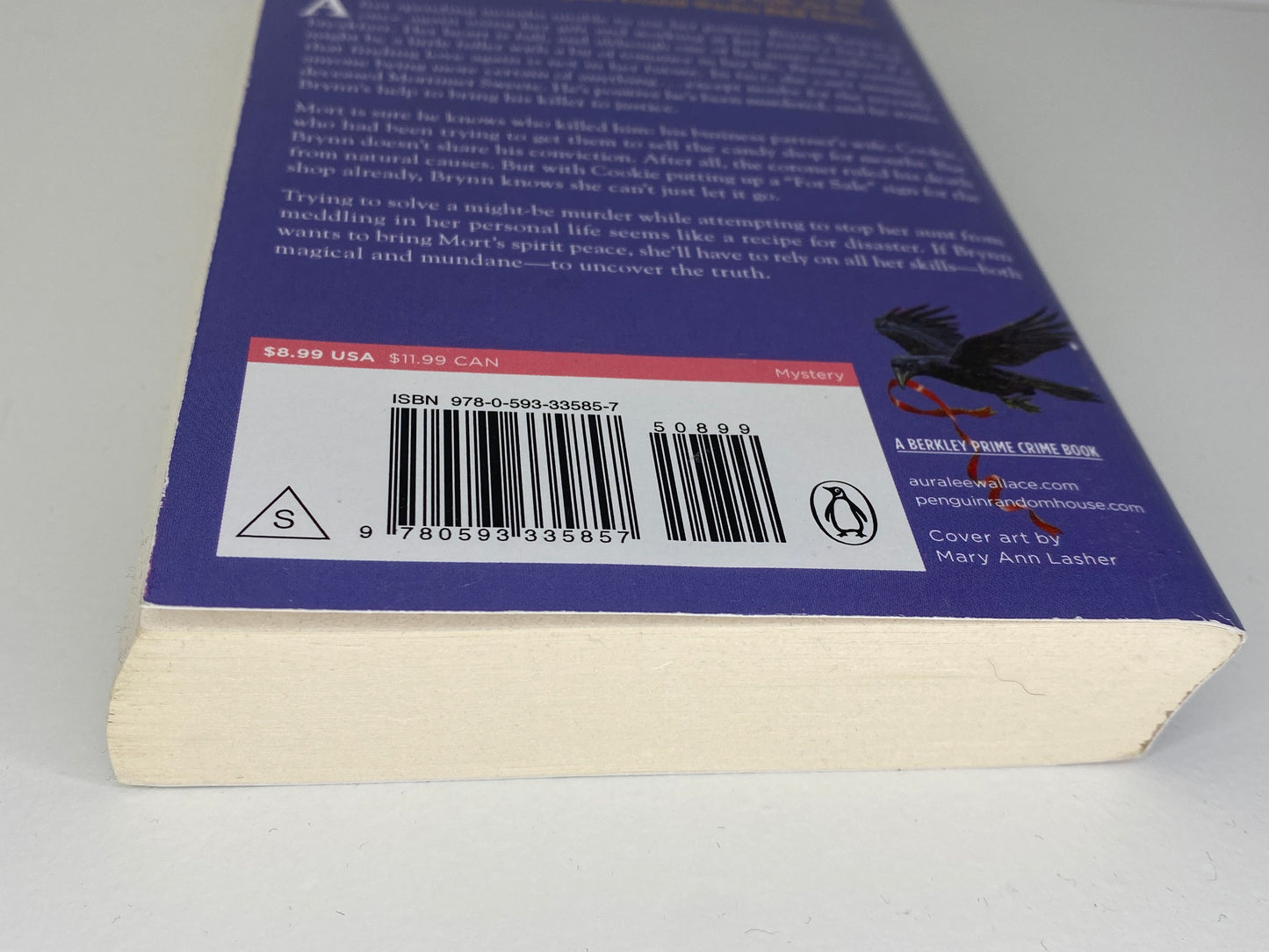 When the Crow's Away, book 2 in the Evenfall Witches B&B by Auralee Wallace, ISBN: 9780593335857 bottom