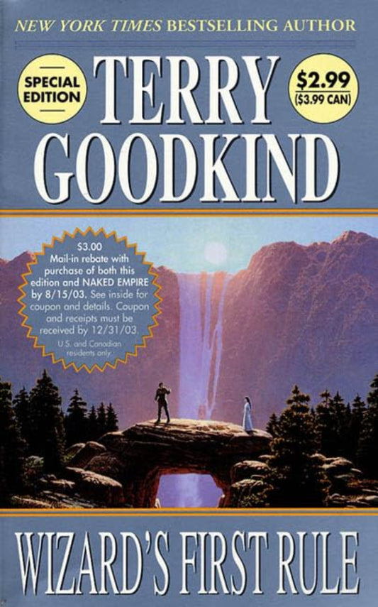 Wizard's First Rule by Terry Goodkind book one in the Sword of Truth, ISBN: 9780765346520