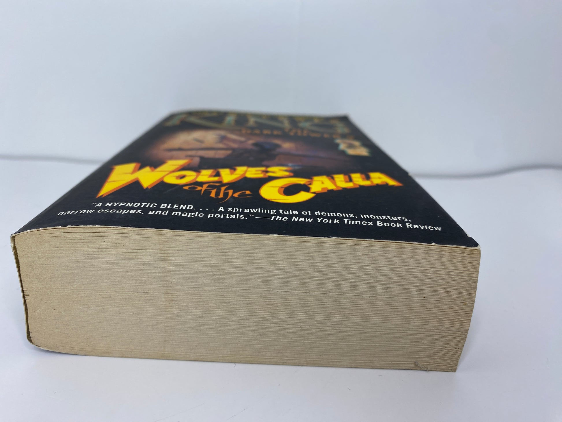 Wolves of the Calla by Stephen King, book 5 in the dark tower, ISBN: 9780743496575  bottom
